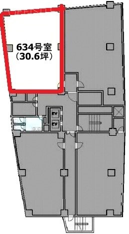 新大宗ビル3号館634 間取り図