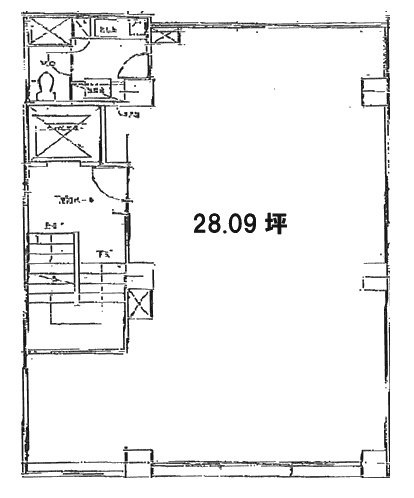 大和銀座一ビル4F 間取り図