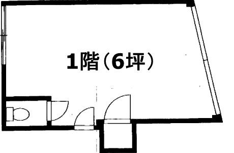 花福ビル1F 間取り図