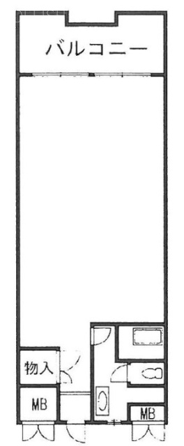 ソフィア六本木ビル211 間取り図