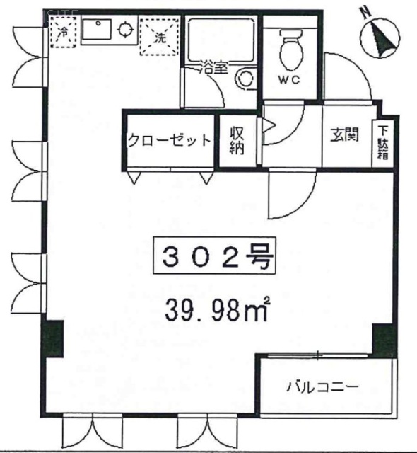 サンフェリーチェビル302 間取り図