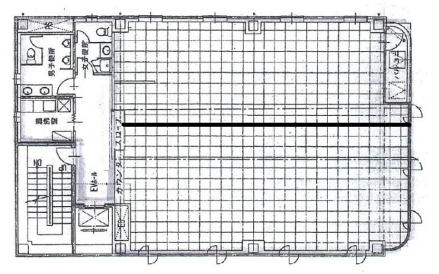 IDビル千葉6F 間取り図