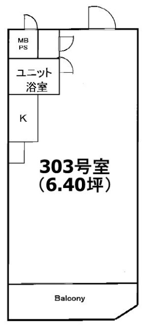 オーク・ヴィレッジ303 間取り図