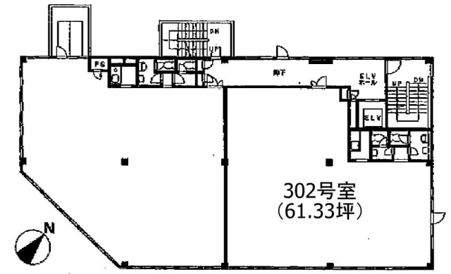 都筑岩澤ビル302 間取り図