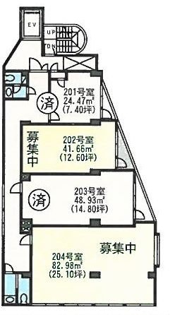 井上ビル12号館204 間取り図