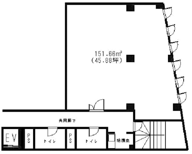 高橋ビルB1F 間取り図