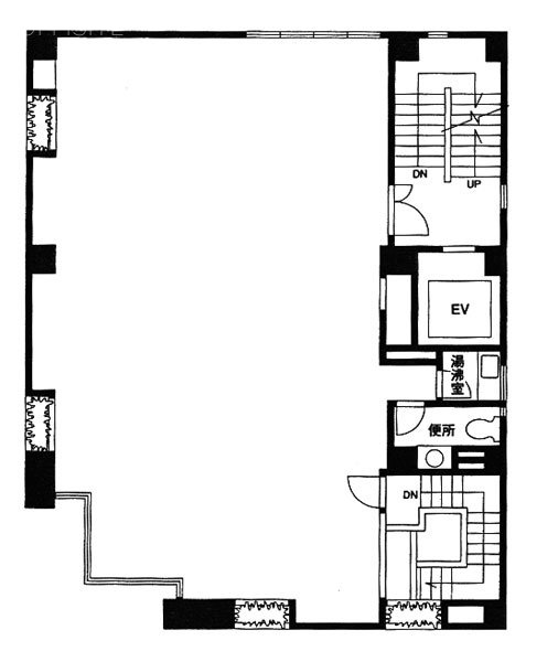 ダイユービル4F 間取り図