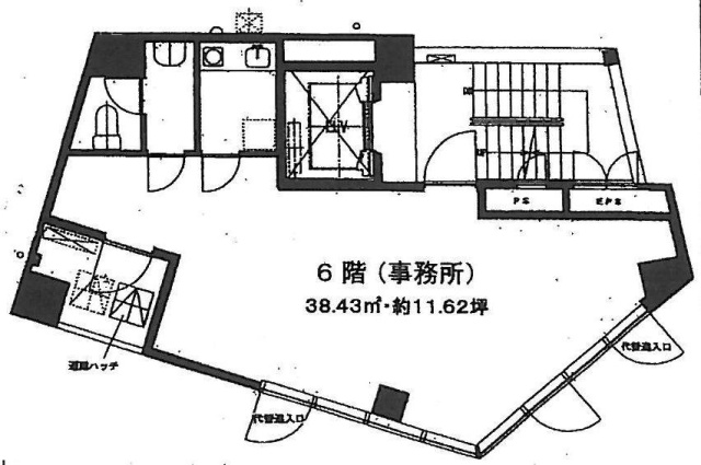 萩原ビル第56F 間取り図