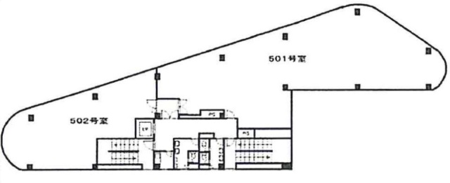 第10吉田ビル5F 間取り図