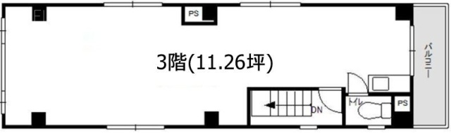 保木ビル3F 間取り図
