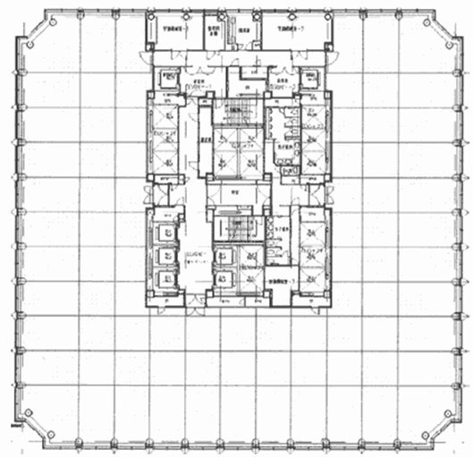 愛宕グリーンヒルズMORIタワー7F 間取り図