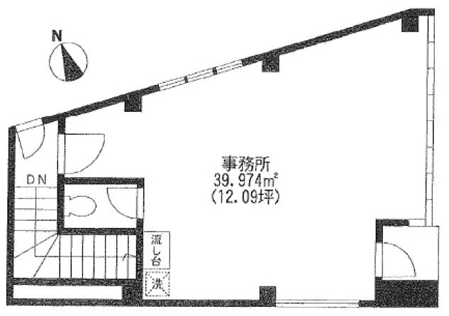 西荻窪サウスビル3F 間取り図