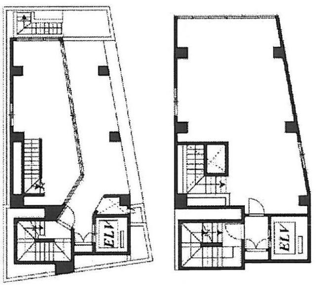 VORT麻布十番Ⅳ1F～2F 間取り図