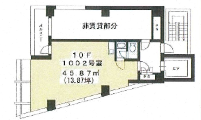 セントポールビル10F 間取り図