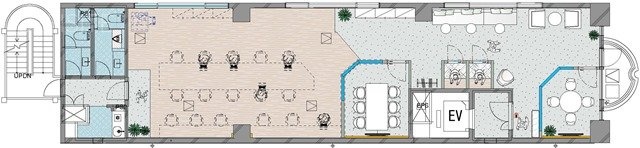 NTビル8F 間取り図