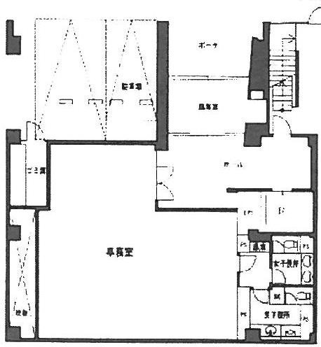 日本橋イーストビル1F 間取り図