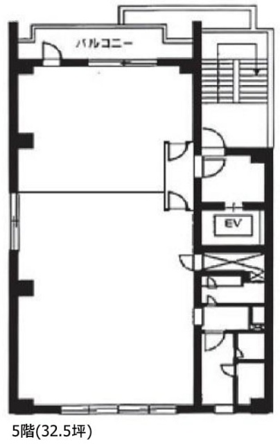 田町K・Sビル5F 間取り図