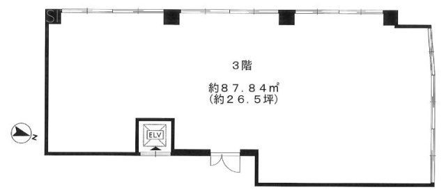 恵比寿ユニオンビル301 間取り図