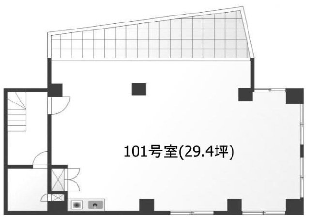 山京ビル富士見101 間取り図