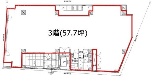 神南101ビル3F 間取り図
