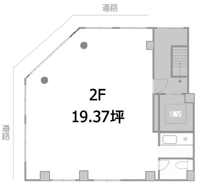 Reve六本木ビル2F 間取り図