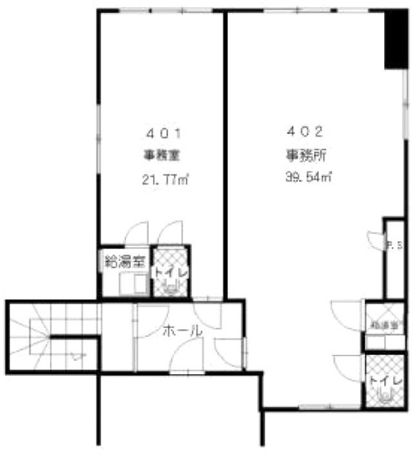 望月ビル401 間取り図