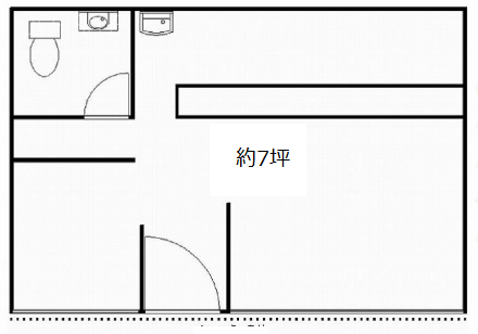 浅草セントラルマンションビル101 間取り図