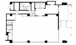 安田シーケンスタワービル1F 間取り図