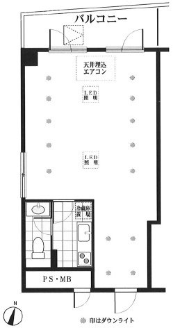 サニープラザ新宿御苑1003 間取り図