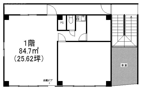 関ビル1F 間取り図