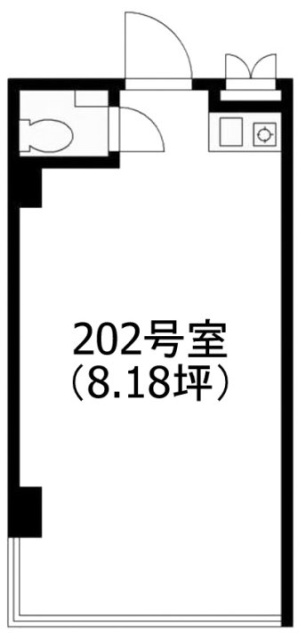 AKASAKA8ビル202 間取り図