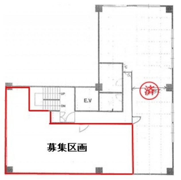 サカキビル2F 間取り図