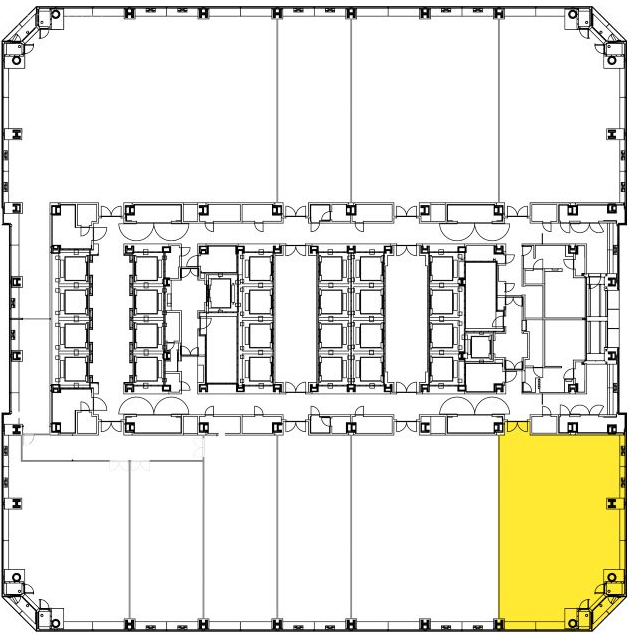 晴海アイランドトリトンスクエアオフィスタワーY棟10 間取り図