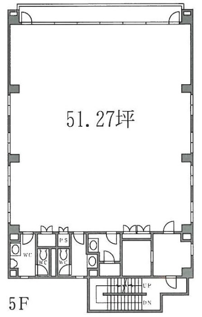 赤坂山田ビル5F 間取り図