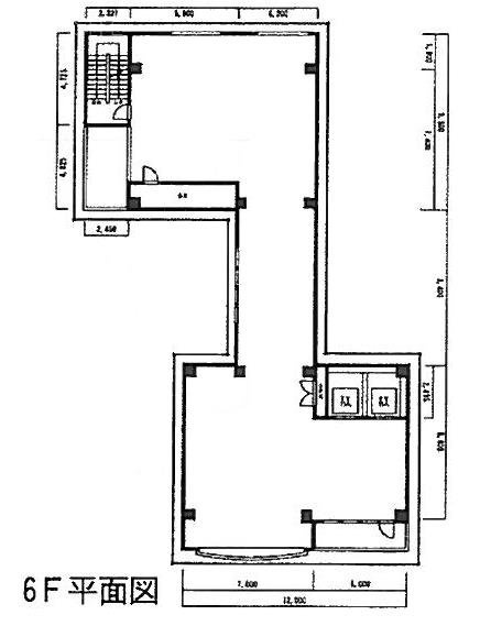 YKDビル6F 間取り図