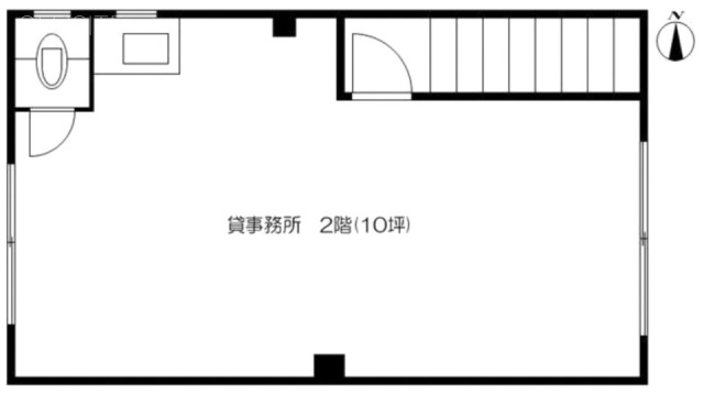 氷見ビル2F 間取り図