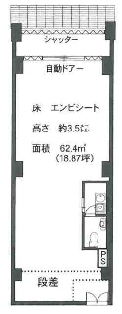 TSKビル1F 間取り図
