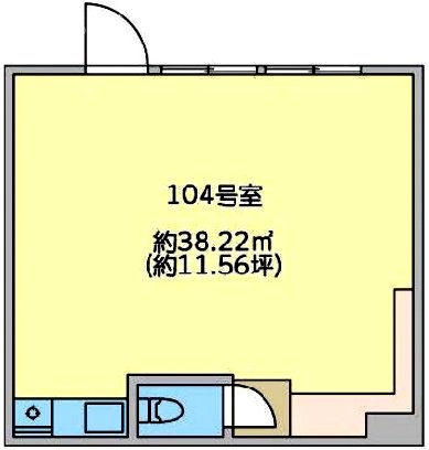 マンションニュー田端104 間取り図