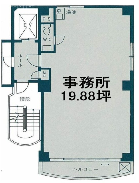 人形町ユウビル6F 間取り図