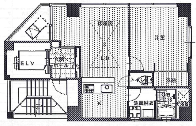 トナカイ神田タワー11F 間取り図