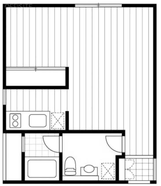 自由が丘アッシュ301 間取り図