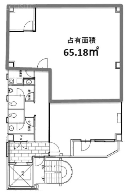 ラシーヌ一番町4F 間取り図