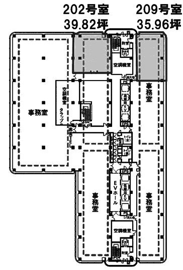 横浜STビル209 間取り図