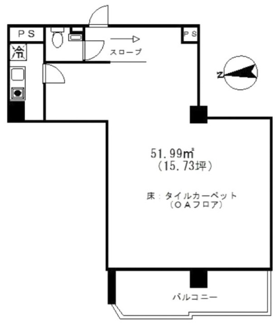 メゾン青山404 間取り図