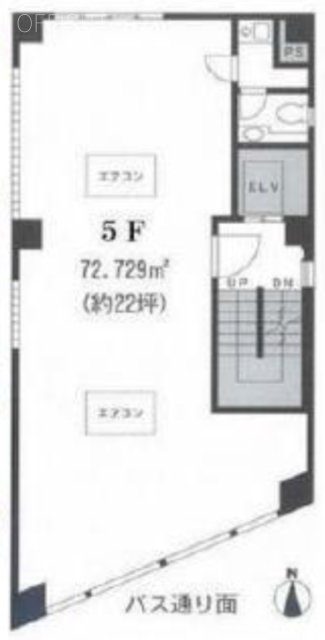 フォレストJビル5F 間取り図