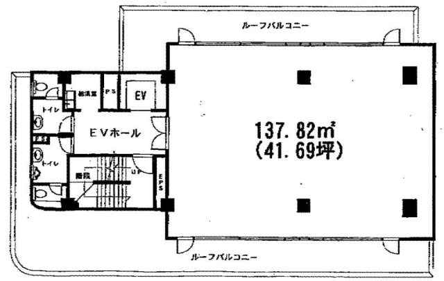 ハーベストビル4F 間取り図