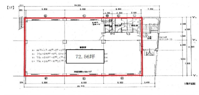 KSアクスビル1F 間取り図