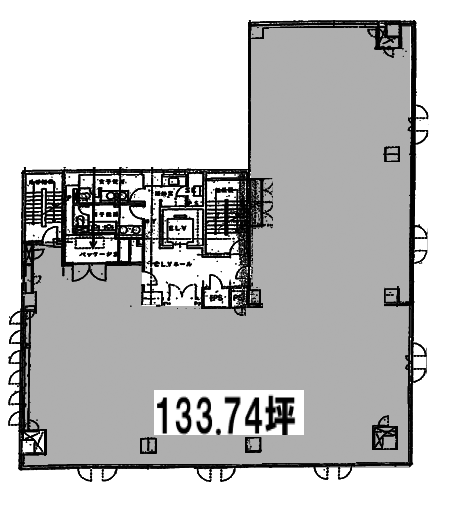 横浜DKビル6F 間取り図