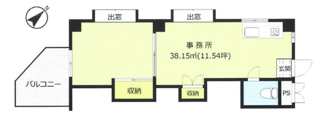 フォレストビル301 間取り図