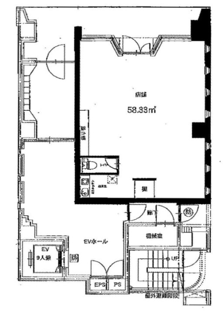 ヨシダFGビル1F 間取り図